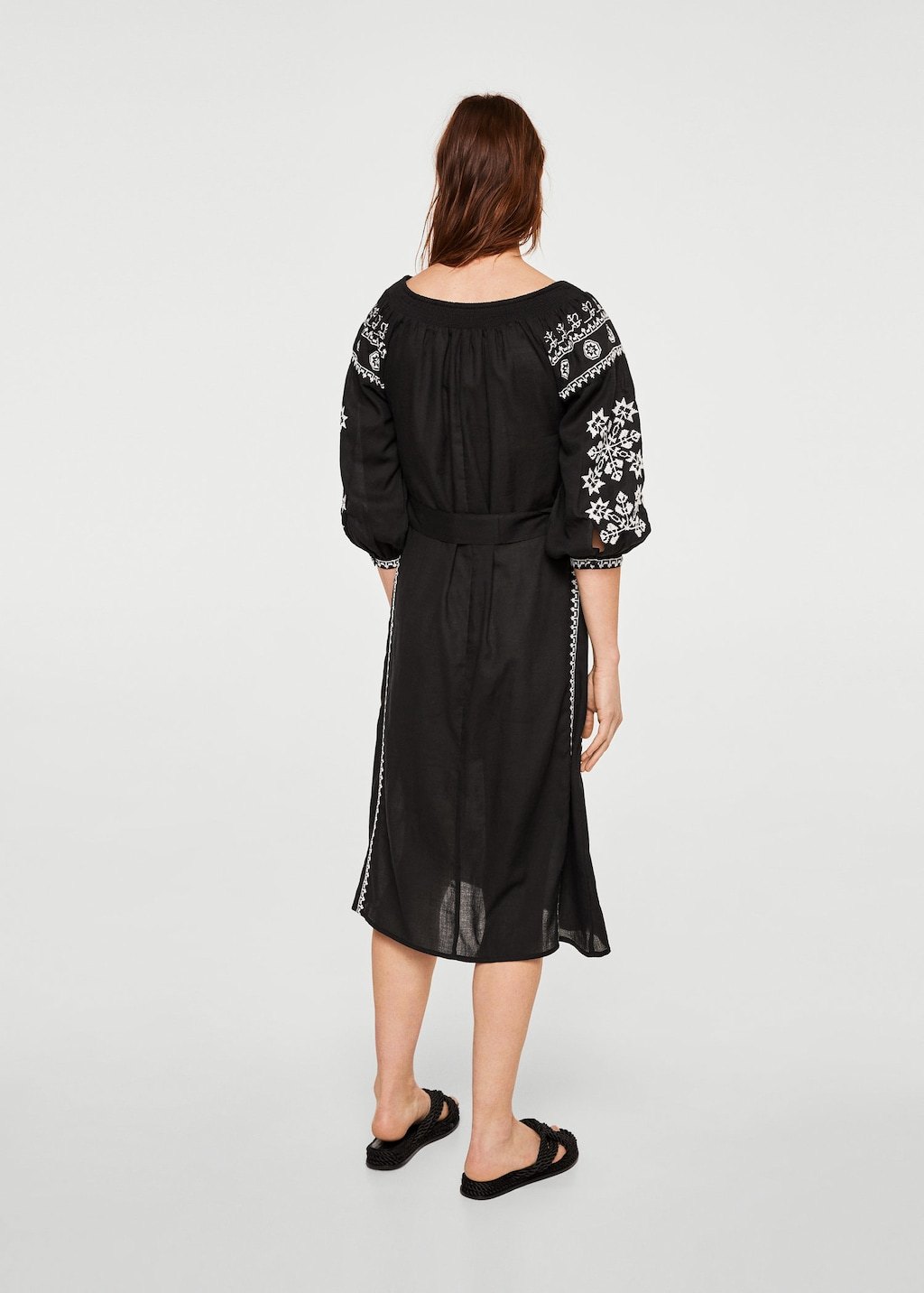 Tassels embroidered dress - Image 2